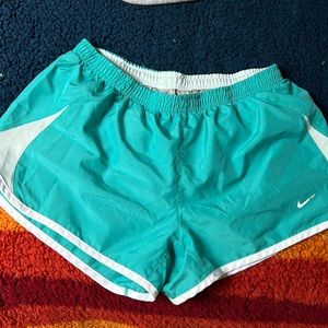 Nike Tempo running shorts, teal size medium